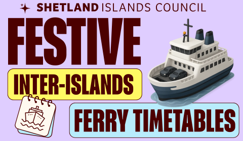 Festive ferry timetables 2025