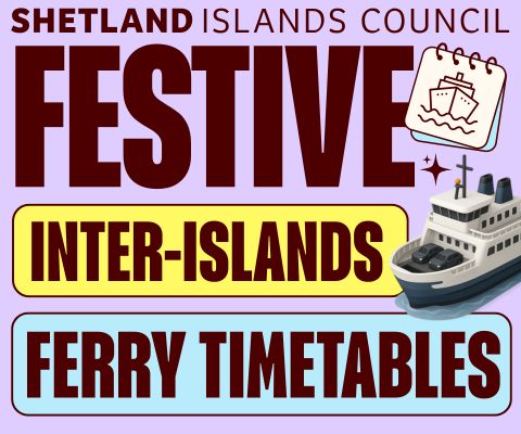 Festive ferry timetables 2025