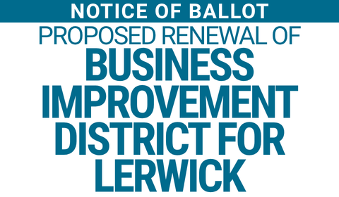 Notice of Ballot Lerwick BID