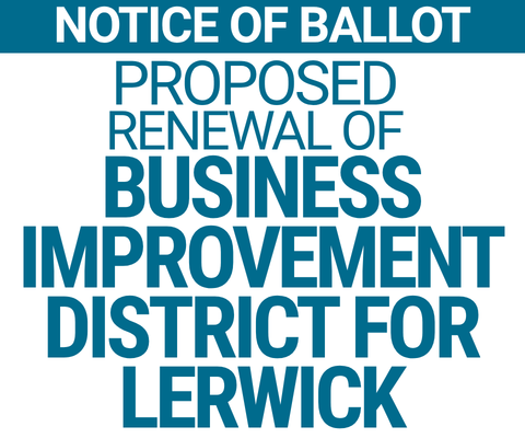 Notice of Ballot Lerwick BID